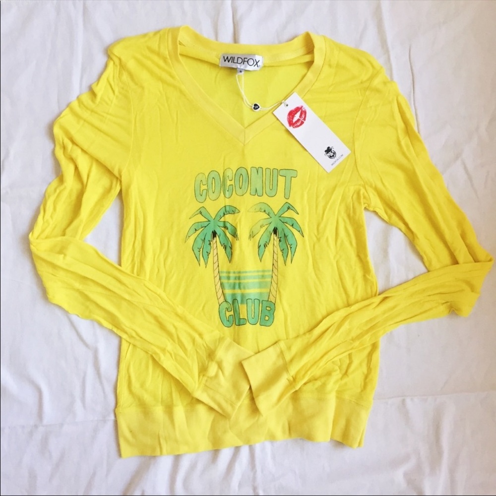 WILDFOX Coconut Club Thermal Sweater